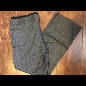 Charcoal gray polyester pants